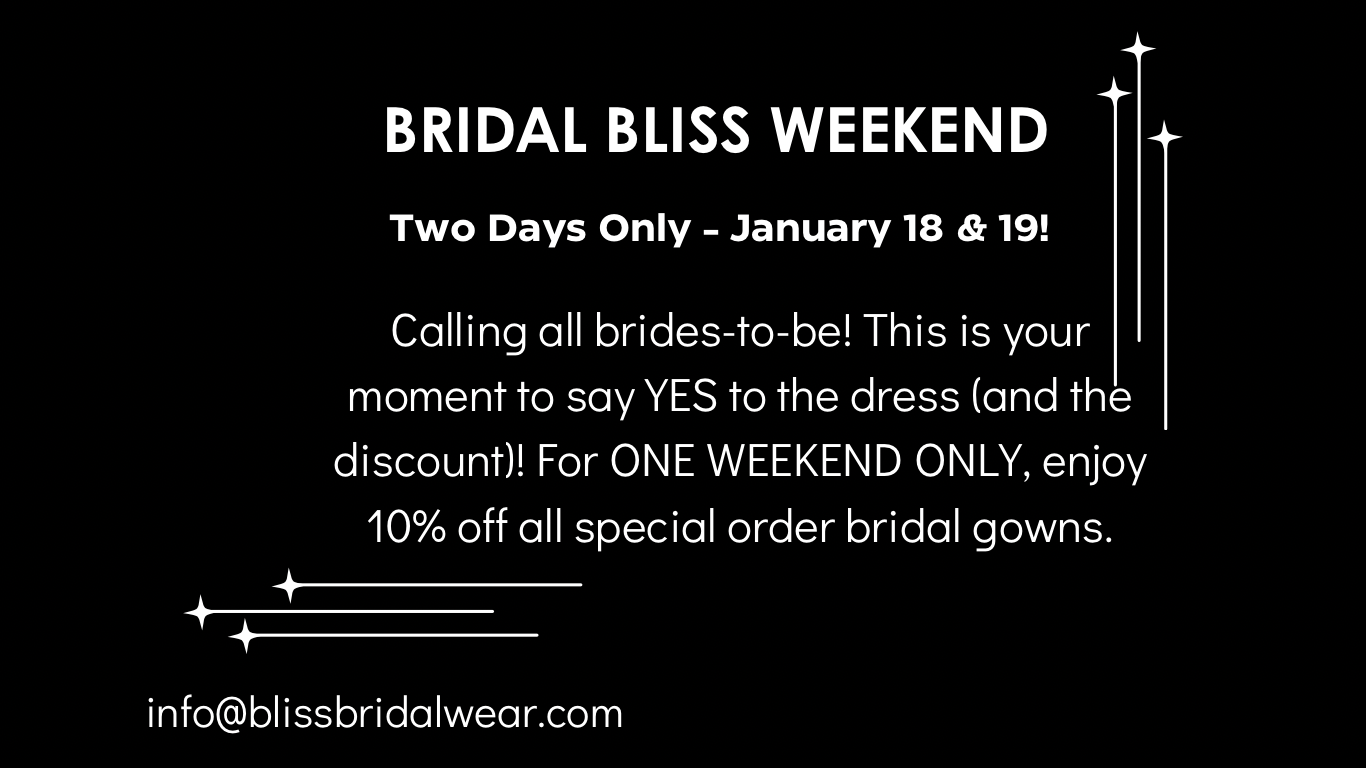 bridal bliss weekend